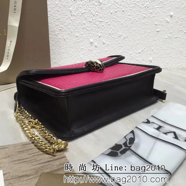 BVLGARI寶格麗 2018專櫃新型蛇頭包 蛇形繡線限定款 Serpenti Forever系列 286628 FYD1072